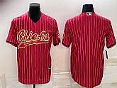 Men's Kansas City Chiefs Blank Red With Patch Cool Base Stitched Baseball Jersey,baseball caps,new era cap wholesale,wholesale hats